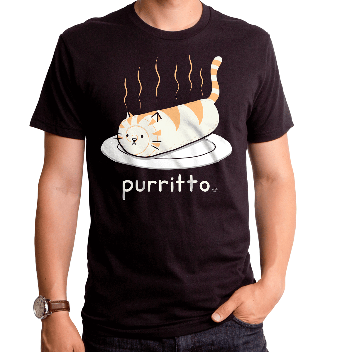 Pet Purrito Men's T-Shirt - Main Image