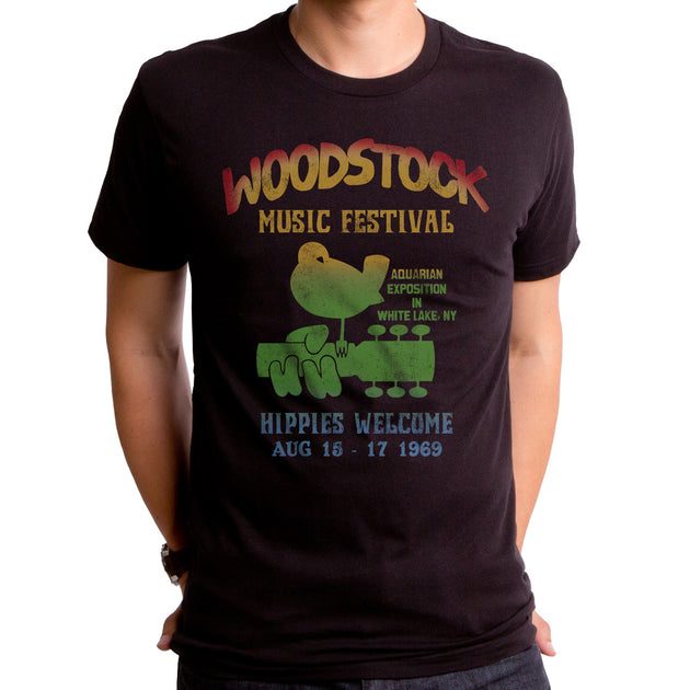 Woodstock Music Festival Poster Men's Long Sleeve T-shirt
