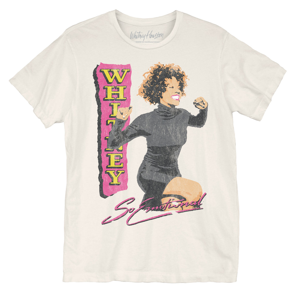 whitney houston t shirt mens