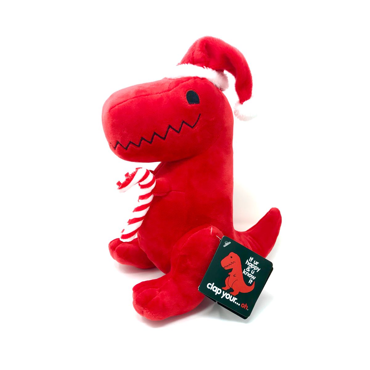 Red t top rex plush