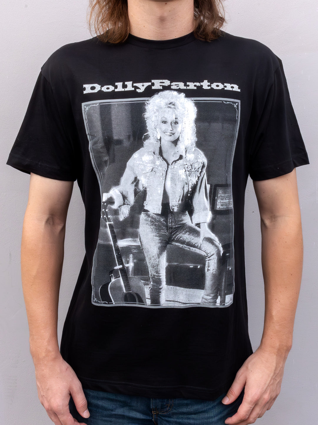 教育番組 Dolly Tee　XLサイズ MEN_S_DOLLY_PARTON_BLACK_1080x