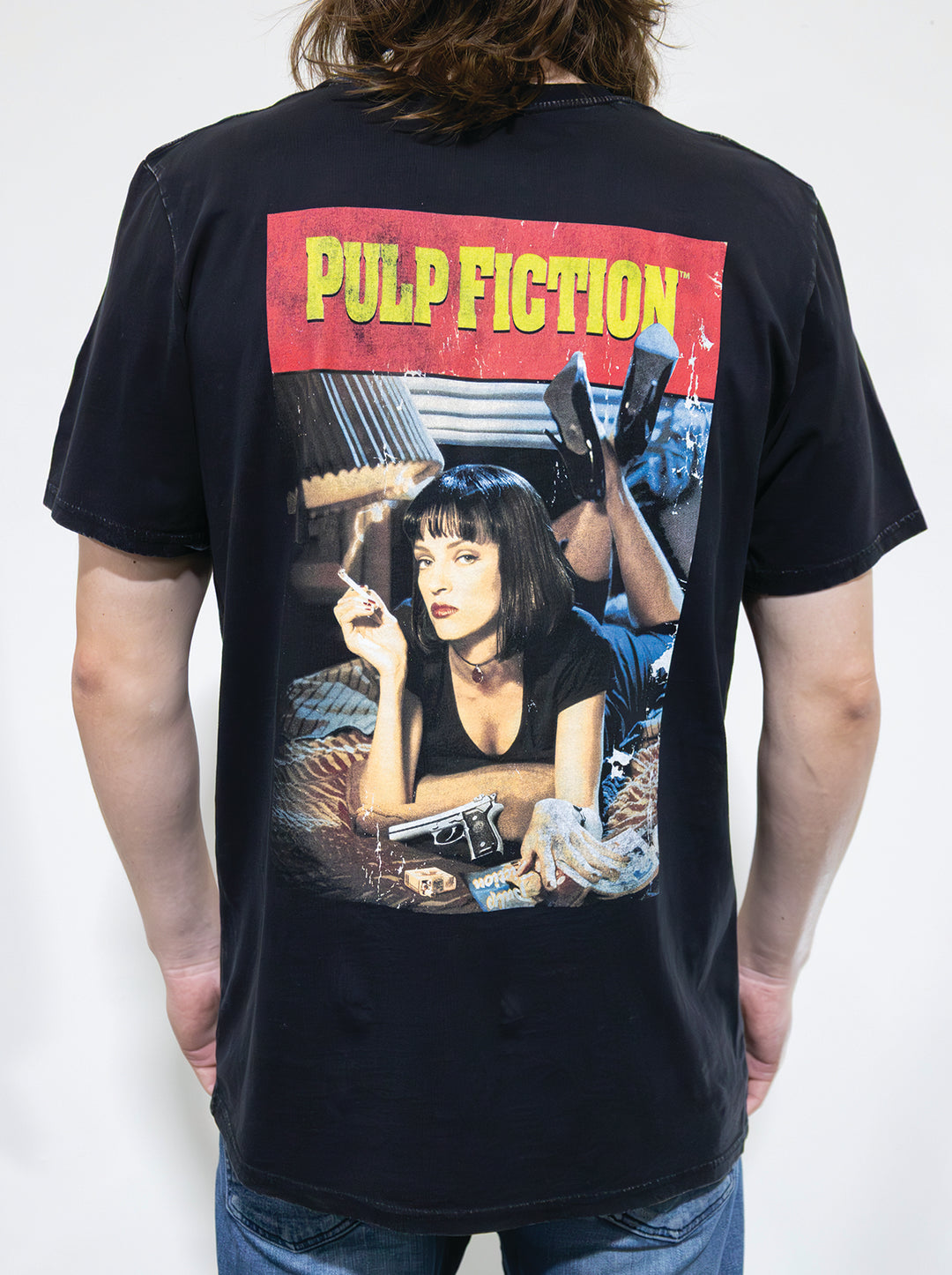 Pulp Fiction Distress Unisex Tee – Goodie Two Sleeves