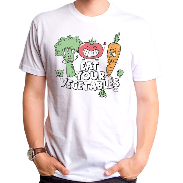 Eat Your Vegetables Adult T-Shirt – Goodie Two Sleeves