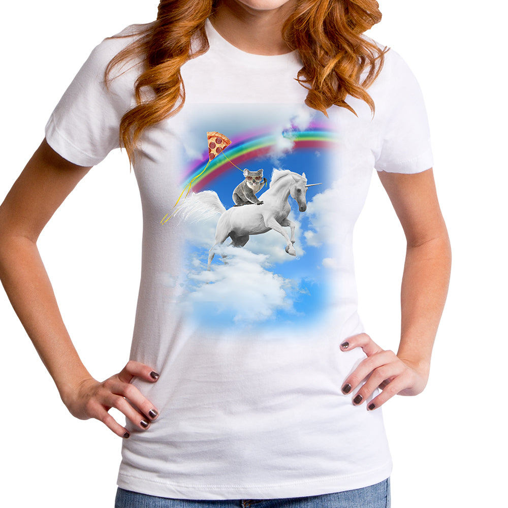 Unicorn T-Shirt, Pizza T Shirt, Womens Pizza Shirt