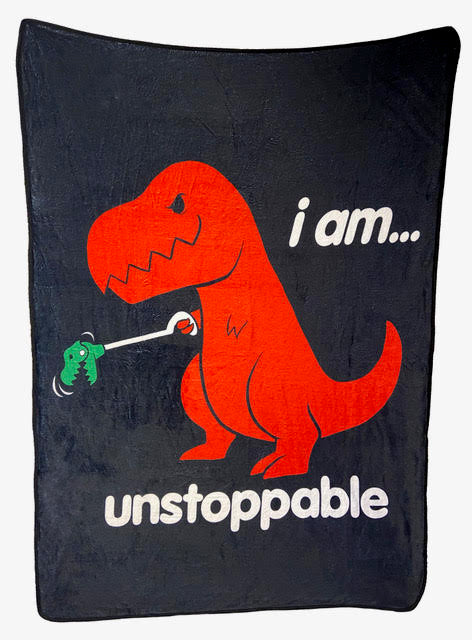 Dinosaur plush blanket sales